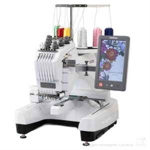 MÁQUINA DE BORDADO ELETRÔNICA MULTI AGULHAS – 6 AGULHAS – WIFI – ÁREA 30 X 20 CM  COM BASTIDOR DE BONÉ – PR680WCBRDV BROTHER