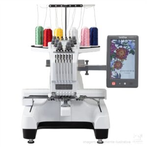 MÁQUINA DE BORDADO ELETRÔNICA MULTI AGULHAS – 6 AGULHAS – WIFI – ÁREA 30 X 20 CM  – PR680W BROTHER