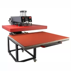 PRENSA TÉRMICA GAVETA UMA BANDEJA TRANSFER E SUBLIMAÇÃO PNEUMÁTICA SEMI AUTOMÁTICA 80X100CM - 220V