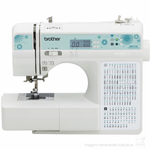 MÁQUINA DE COSTURA DOMÉSTICA COMPUTADORIZADA QB9110LDV – 100 PONTOS – PATCHWORK E QUILTING – BROTHER