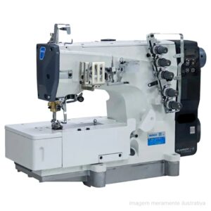 MÁQUINA DE COSTURA GALONEIRA BASE PLANA SEMI ELETRÔNICA 6,4MM MAQI W1C-01CB/6.4-I – 220V