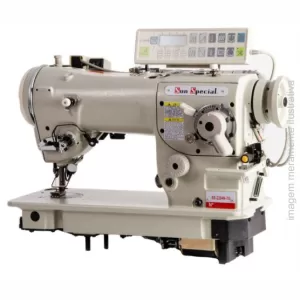 Máquina Costura Zig Zag Industrial 2 e 3 pontinhos Eletrônica com lubrificação automática e alta rotação.